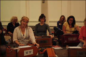 Daniel Tucker harmonium intensive at Kripalu Yoga Center